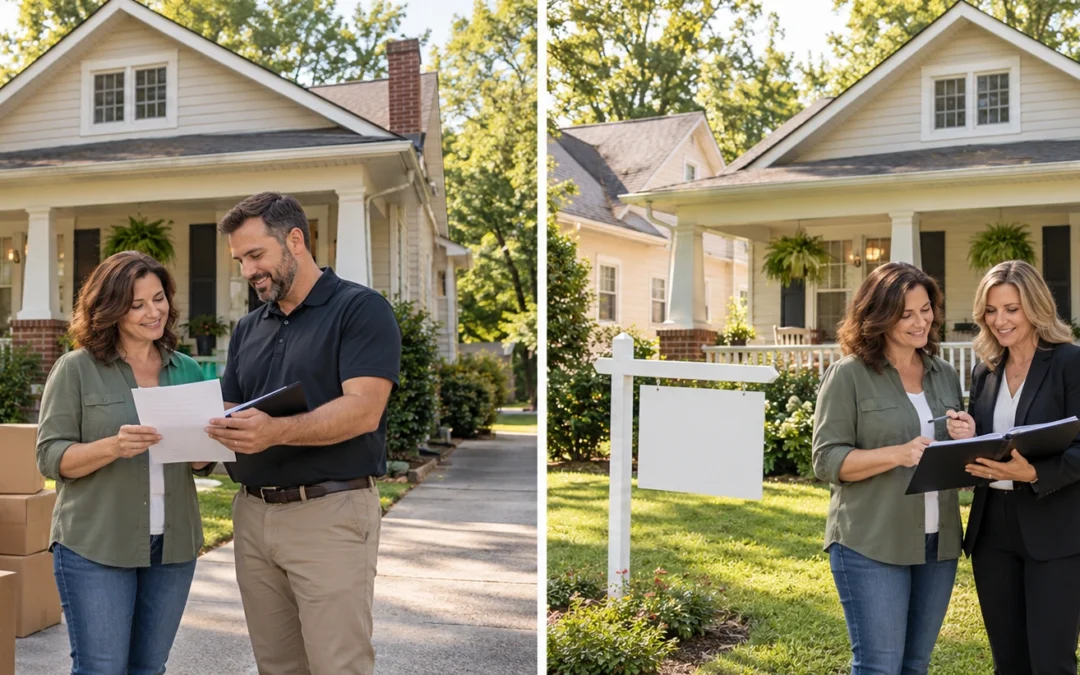 Cash offer vs listing agent Tennessee comparison for a residential home sale.